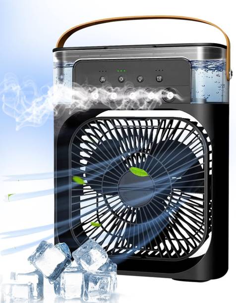 Lipzie Portable Air Conditioners,Mini Evaporative Air Cooler, 600Ml Evaporative 3 Speeds,Usb Personal Air Conditioner USB Fan