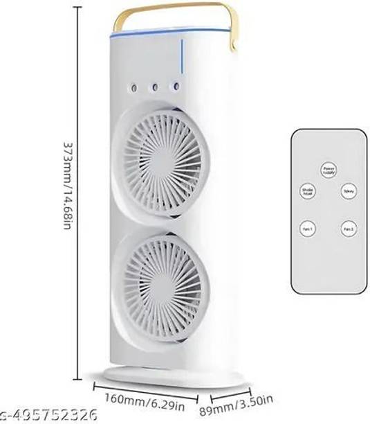 HYperCense Double Ended Spray Fan Desk with Mist Office and home zsw22 Double Ended Spray Fan Desk with Mist Office and home cvg22 USB Fan