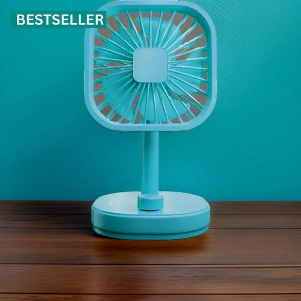 Clairbell Mini Ac Cooler Rechargeable Flow Fan Portable (USB Fan) With LED Light_WGW129 Flow_Fan_4BGZ129 USB Fan