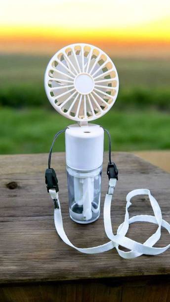 Huztlerr Portable Misting Fan - Rechargeable Handheld Personal Spray Water Mist Fan 32ml Portable Misting Fan - Rechargeable Handheld Personal Spray Water Mist Fan 32ml USB Fan