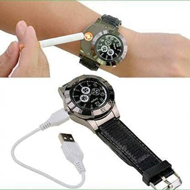 ASTOUND Cigarrete Electronic Lighter USB Rechargeable Quartz Wrist Watch-n WWL-38 Cigarette Lighter