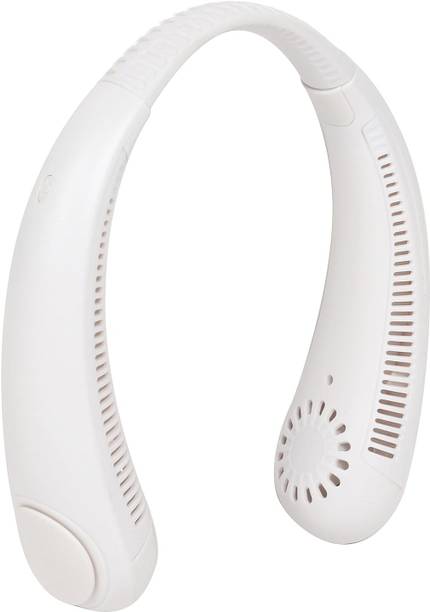 BeFunky Portable Neck Fan - 3 Speed Rechargeable Bladeless Neck Fan, Adjustable Personal Neck Fan For Women & Men Modern Design, Great Cooling USB Fan