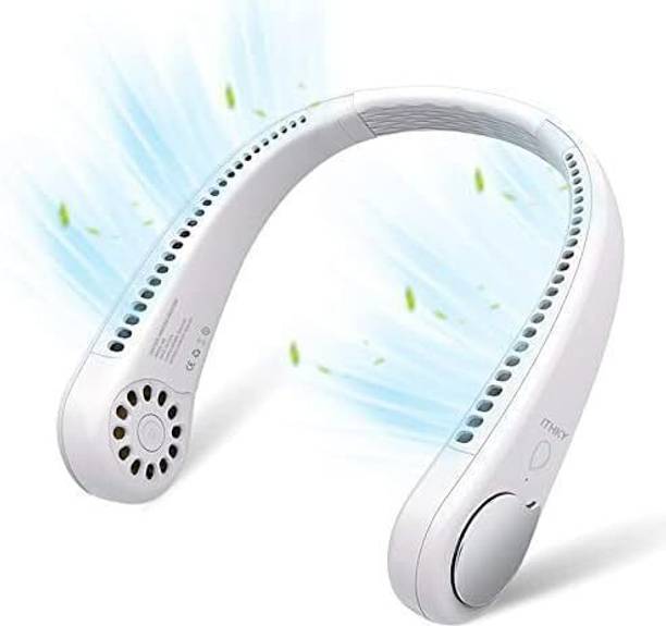 Wristkart Neck Fan Bladeless Speeds Battery Operated Personal NF58 Neck Fan Bladeless Battery Operated Personal opi167 USB Fan