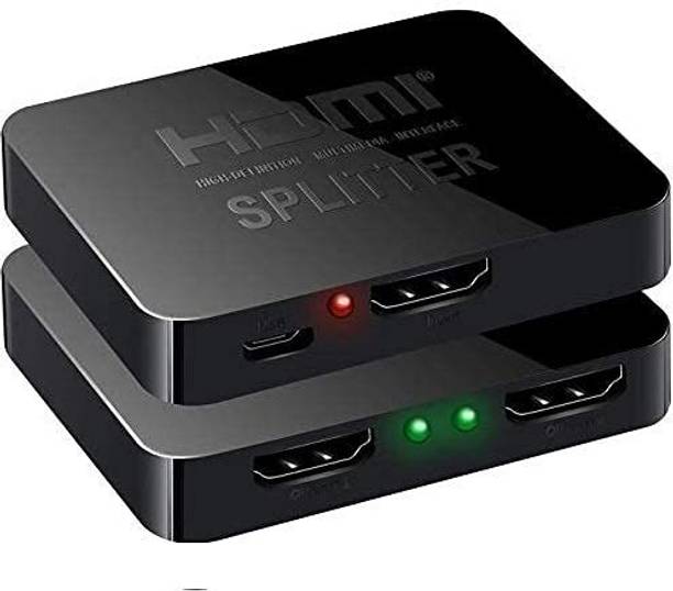 DooBuy 4K 2K HDMI Splitter 1 x 2 HDMI Amplifier Switcher Box Hub Support 3D 2160p 1080p 100 W AV Power Amplifier