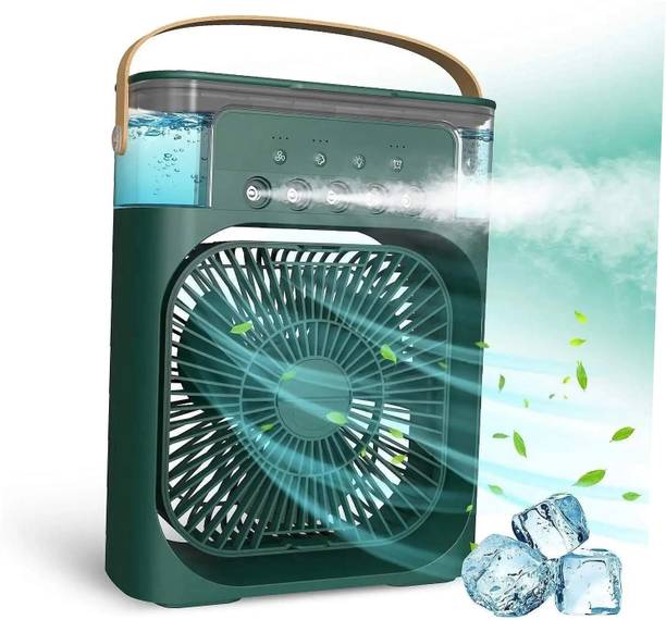 RECTITUDE High Quality Ac Mini Cooler Fan for Room Cooling Fan for Home Water Cooler Mini Ac Humidifier Purifier Flat Squeeze, Speed USB Fan