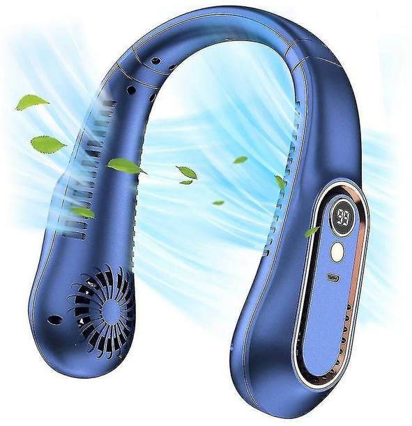 CITRODA Outdoors And Indoor Activities Rechargeable Mini USB Personal Fan USB Cable kitchen and mackup Neckband Hanging Fans 3 Speeds 48 Air Outlet PortableNeck Fan USB Fan