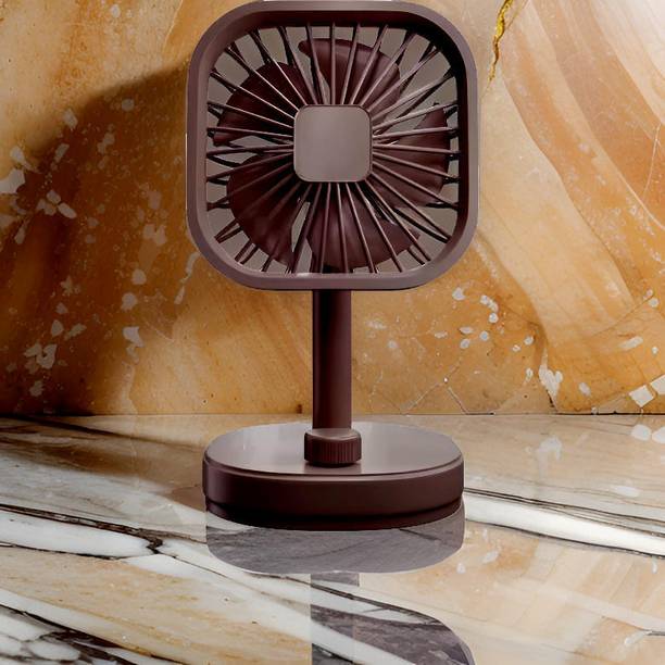 GUGGU Mini Ac Cooler Rechargeable Flow Fan Portable (USB Fan) With LED Light_VWZ204 Flow_Fan_VWZ204 USB Fan