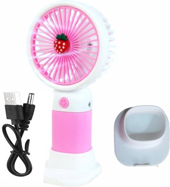 shuangyou Mini Portable Hand Fan with Mobile Stand|High Wind Flow|Light Weight|Pocket Fan USB Charging Portable Rechargeable Fan with Lanyard for Travel Bliss USB Fan