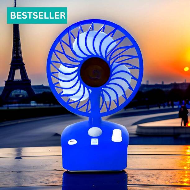 YAROH Cool Fan ( Rechargeable Table Fan) (Mini Fan) for Home, office IG332 Cool Fan (AC Cooler) (Rechargeable USB Fan) high speedIG332 USB Fan