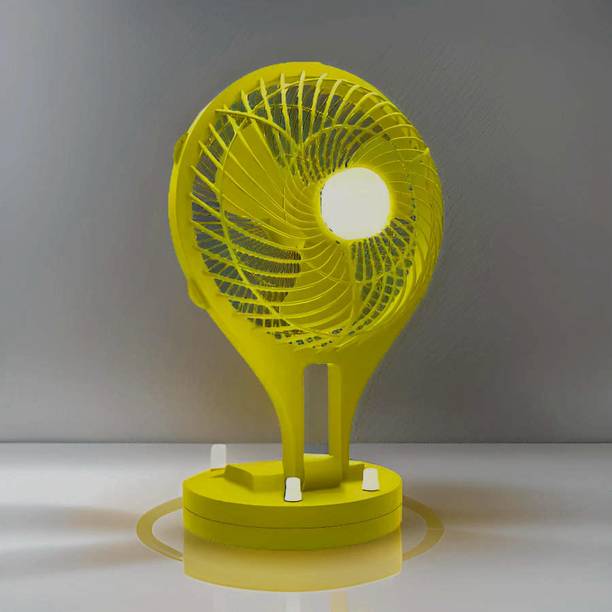 FRONY Mini Ac Cooler Rechargeable Wave Fan Portable (USB Fan) With LED Light_VXT100 Trendy Rechargeable Fan Light Weight Mini Fan_AC100 USB Fan