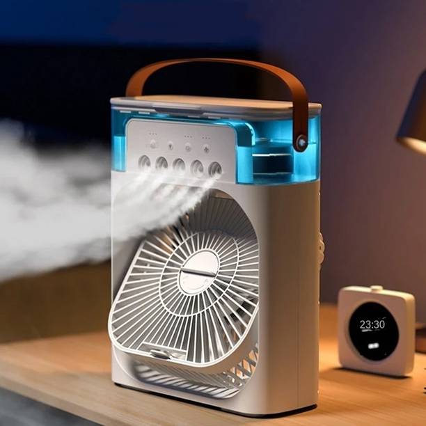 RECTITUDE Rechargeable Fan Portable AC for Home Air Conditioners Water Cooler CF017 USB Fan