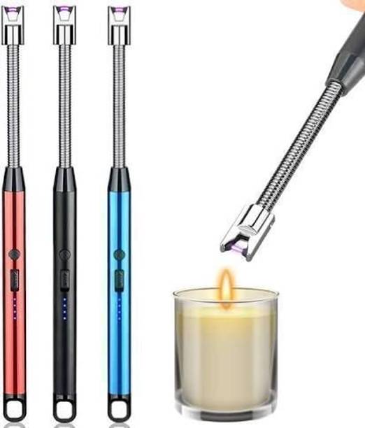 TrendyTrove Rechargeable Electric Gas Lighter for Kitchen Gas Stove pack of 3 Electric Gas Lighter for Kitchen, Lighter for Gas Stove USB केबल