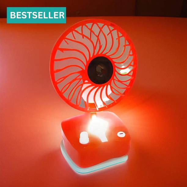 YAROH Cool Fan ( Rechargeable Table Fan) (Mini Fan) for Home, office OJ107 Cool Fan (AC Cooler) (Rechargeable USB Fan) high speedOJ107 USB Fan