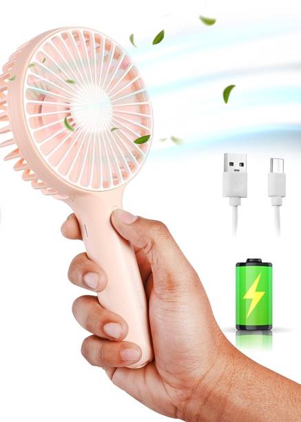 StonSell Mini Handheld Fan,Portable Fan USB Rechargeable ,Small Pocket Fan Cooling, Mini Portable Hand Fan With 3 Speed & 1800 mah USB Fan