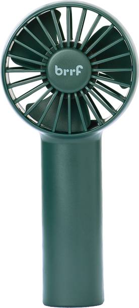 Brrf Pocket Fan | Inbuilt Battery 2000 mAh Handheld , 3 Speeds, USB Rechargeable | Upto 12 Hours Running On Single Charge, Carry It Anywhere USB Fan