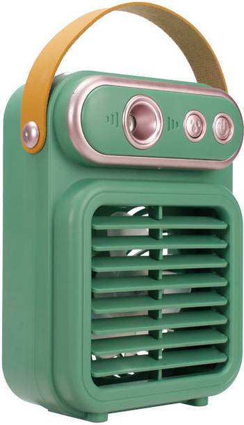 OKASTA Retro Style Pattern Spray Mist Fan For Cool Air SM878 Rechargeable Fan
