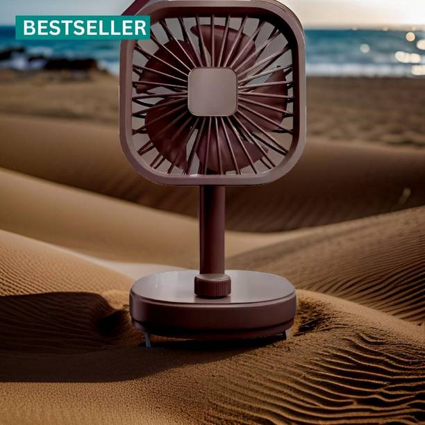 Clairbell Mini Ac Cooler Rechargeable Flow Fan Portable (USB Fan) With LED Light_APA81 Flow_Fan_4CPZ81 USB Fan