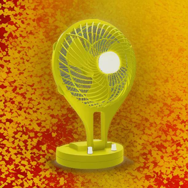 Clairbell Mini Ac Cooler Rechargeable Wave Fan Portable (USB Fan) With LED Light_LDY488 Trendy Rechargeable Fan Light Weight Mini Fan_AC488 USB Fan