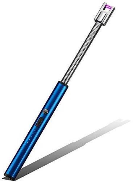 Hiwaga echargeable Electric Arc Lighter for Candles, Kitchen, 360° Flexible Neck, Windproof Rechargeable USB Electric Multi-Function Arc Lighter Cigarette Lighter
