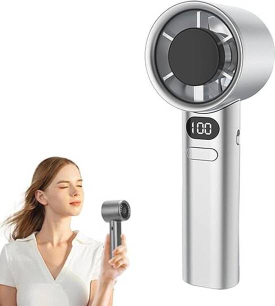 INDOB Portable Digital Handheld Cooling Fan with LED Display, personal cooling fan M 11 USB Fan