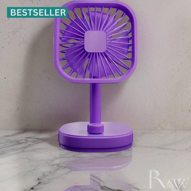 YAROH Mini Ac Cooler Rechargeable Flow Fan Portable (USB Fan) With LED Light_ZZI278 Flow_Fan_1RZI278 USB Fan