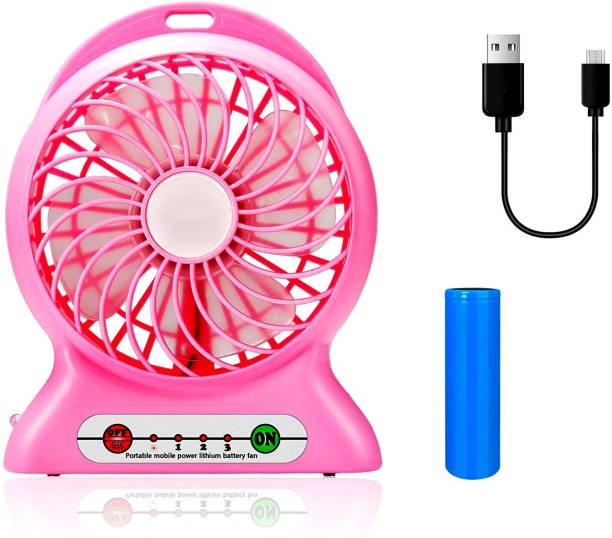 SPERO USB Rechargeable Light Led Air Cooler Fan table fan Mini fan Desk fan Personal Cooling Fan Air Cooler Cooling Mini Desk table fan USB Fan