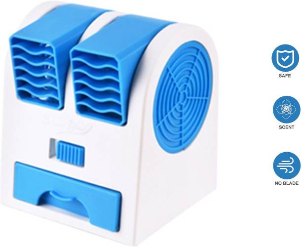 JAIN ELECTRONICS Table Fan Electric Mini Perfume Turbine Cooling Fan For Home kitchen Office Car Portable USB Turbine Cooler Cooling Fan For kitchen Mini Table Air Conditioner USB Fan