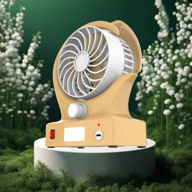 Clairbell Wind Fan (Table Fan) Rechargeable (USB Fan) high speed Fan With LED LightW462 Wind Fan (Table Fan) Rechargeable (USB Fan) high speed Fan With LED LightW462 USB Fan