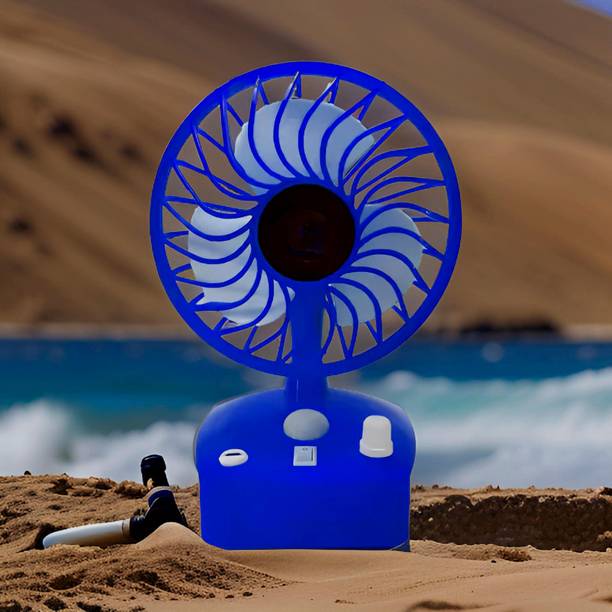 Clairbell Mini Ac Cooler Rechargeable Cool Fan Portable (USB Fan) With LED Light_DUN200 Trendy Rechargeable Fan Light Weight Mini Fan_AN200 USB Fan