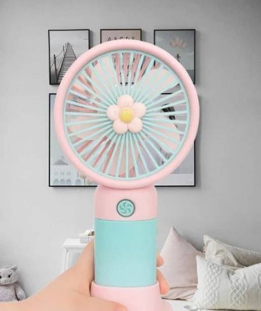 Uniquegadgetes Portable Rechargeable Mini Fan for Kids & Adults (Mini) Battery Operated for Office, Home, Travel Mini Fan USB Fan