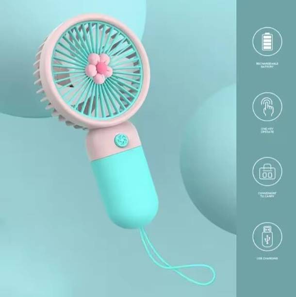 Astationers Mini Portable Fan Rechargeable Fan 5-Speed Mini Fan USB FAN Rechargeable Fan
