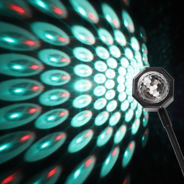MOBIZAC Home Decoration Disco DJ Light with 7 Colors and 9 Functional Modes LED DJ Light PACKOF2_M9LIGHT0004 Led Light