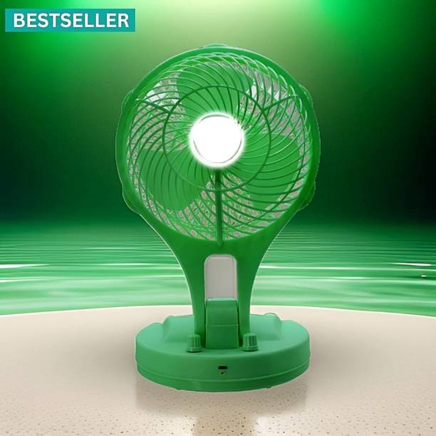 GUGGU Wave (AC Cooler) (Rechargeable USB Fan) high speed TP484 Wave ( Rechargeable Table Fan) (Mini Fan) for Home, office TP484 USB Fan