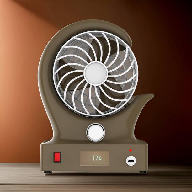 FRONY Mini Ac Cooler Rechargeable Wind Fan Portable (USB Fan) With LED Light_WWW119 Trendy Rechargeable Fan Light Weight Mini Fan_119S119 USB Fan