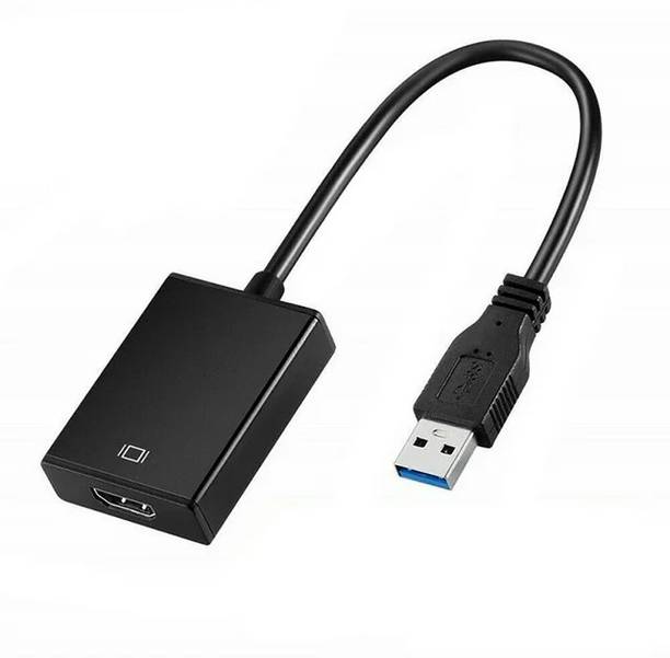 microware USB 3.0 To HDMI Female Converter HD Adapter Cable Laptop Projector Converter USB 3.0 To HDMI Female Converter HDMI Connector