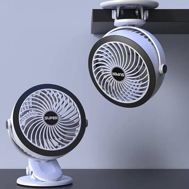 VASANT 360° Rotate Personal Cooling Fan for Home Office Portable Travel USB Rechargeabl Handheld Lightweight Rechargeable Mini Battery Operated Personal USB Fan