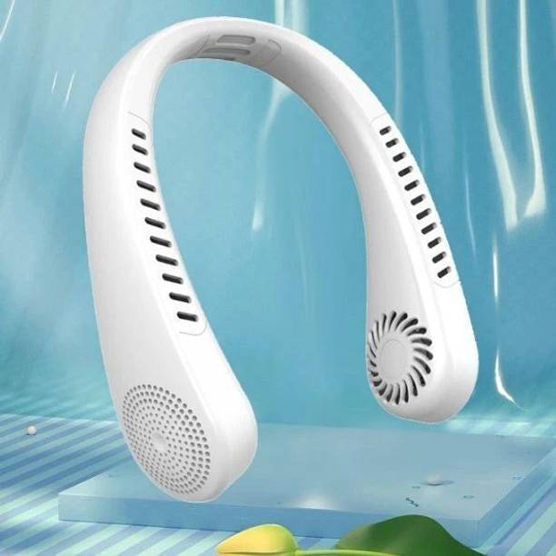 Wristkart Neck Fan Bladeless Speeds Battery Operated Personal NF100 Neck Fan Bladeless Speeds Battery Operated Personal NF100 USB Fan