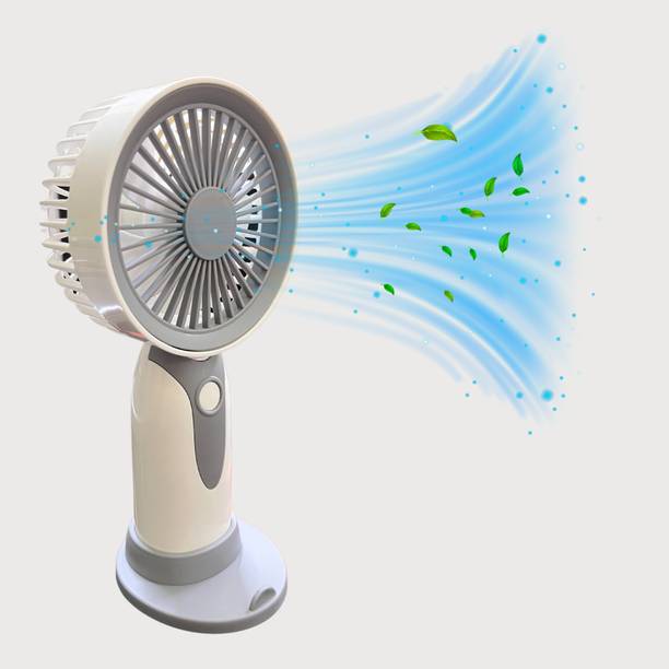 WOYR Premium Quality 3 Speed Rechargeable Portable Mini Fan for Home,Office,Desk Portable Fan|Mini Fan Electric with 500 MAH Lithium Battery|Small Fan Rechargeable Fan