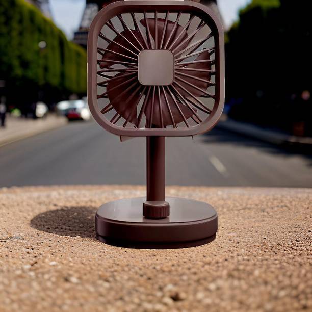 FRONY Mini Ac Cooler Rechargeable Flow Fan Portable (USB Fan) With LED Light_OOO189 Flow_Fan_2GOZ189 USB Fan