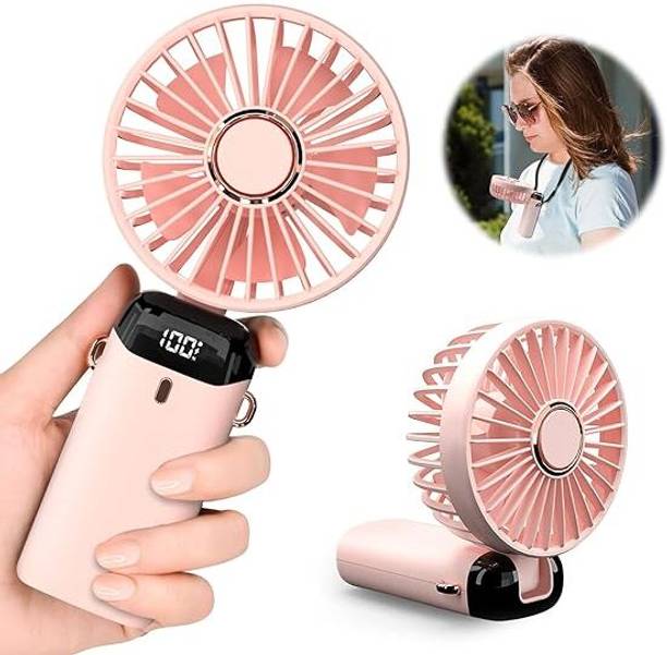 DigiPrints Portable hand fan,rechargeable fan electric for travel kitchen makeup Portable hand fan,rechargeable fan electric for travel kitchen makeup Rechargeable Fan