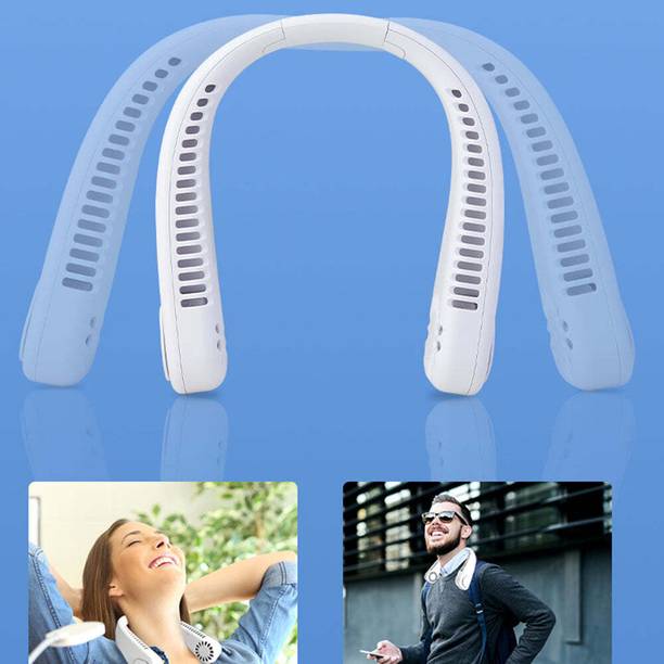 4uonly Neck Fan Foldable Neck Fan Bladeless Fan High USB Fan opl9 Neck Fan Foldable Neck Fan Bladeless Fan High USB Fan ewq9 USB Fan