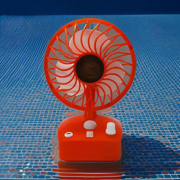 FRONY Mini Ac Cooler Rechargeable Cool Fan Portable (USB Fan) With LED Light_LOL394 Trendy Rechargeable Fan Light Weight Mini Fan_DA394 USB Fan