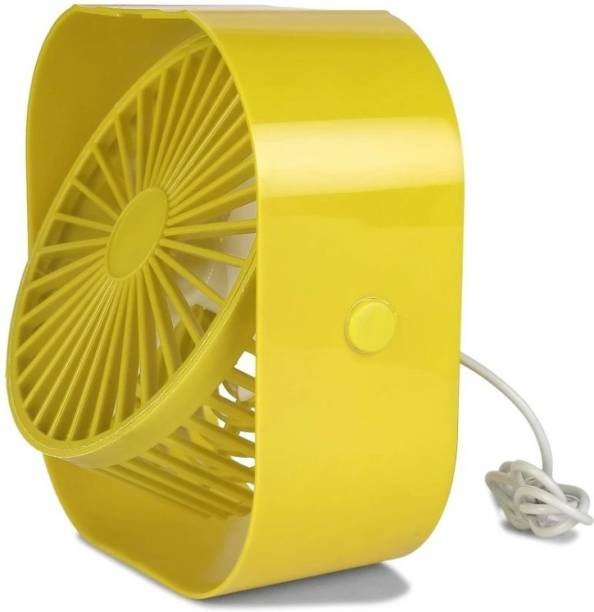JAIN ELECTRONICS Handy Electronic Mini Portable USB Table Fan Air Cooler Rechargeable 360° Rotate Handy Indoor Outdoor Fan High Speed Cooler Home Office Car kitchen Desk Travel USB Fan