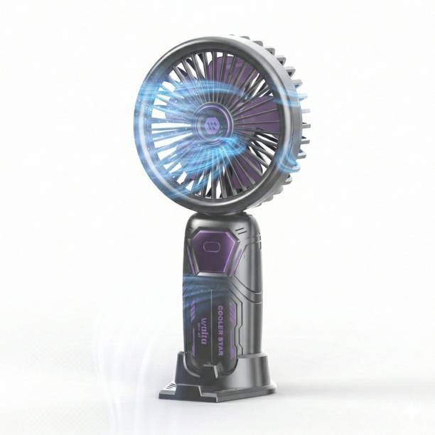 walta MiniJet Portable Fan - 1200mAh Battery, 5-Speed Mode & Type-C Charging MiniJet Personal Cooling Fan for Home Office Travel Outdoor, USB Fan