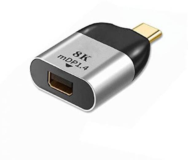 VOOCME USB C to Mini DisplayPort Adapter, USB Type C to Mini DP Adapter USB C Male to Mini DisplayPort Female Adapter Laptop Accessory