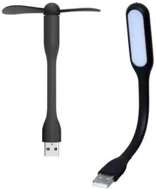 Sandy unique Innovative Gadget for PC /Laptop/Power Bank/Adapter Portable and flexible USB Fan, Led Light