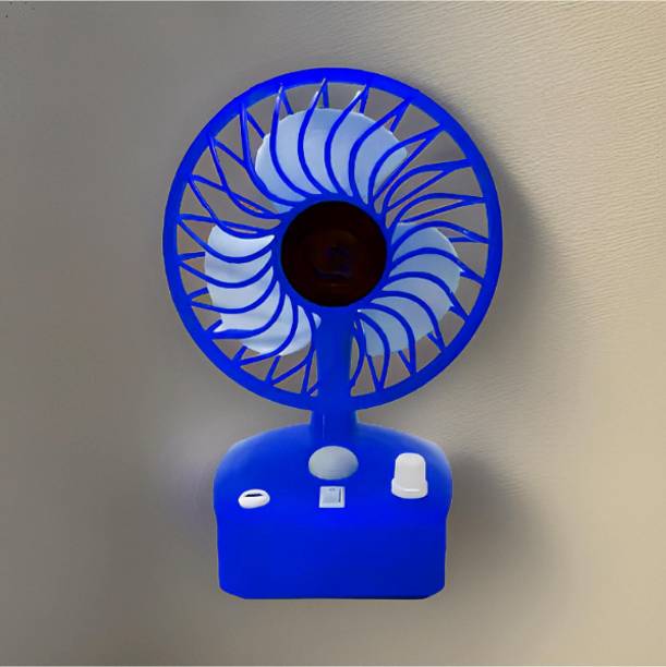 Clairbell Cool Fan: Ultimate Convenience - USB Rechargeable, 5 Speeds, and LED Light VP83 Cool Fan: Ultimate Convenience - USB Rechargeable, 5 Speeds, and LED Light VP83 USB Fan