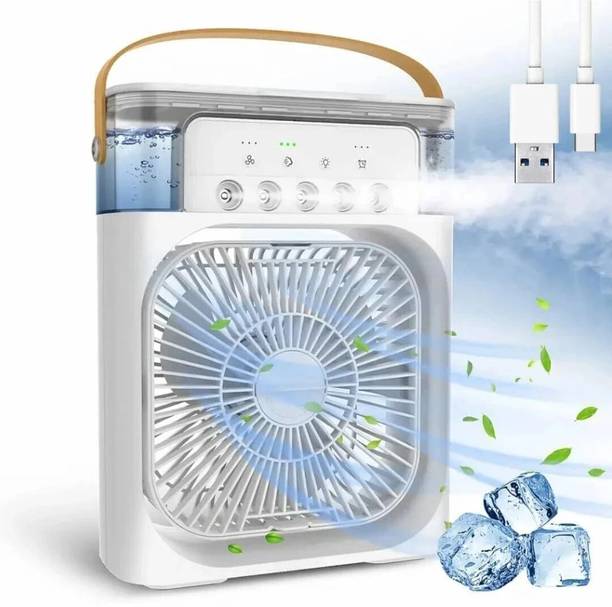 Xavvon Portable Mini USB Air Cooler with Fan and Humidifier F16 Air Cooler 16 USB Fan