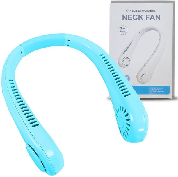 Wristkart Neck Fan Bladeless Speeds Battery Operated Personal NF61 Neck Fan Bladeless Speeds Battery Operated Personal NF61 USB Fan