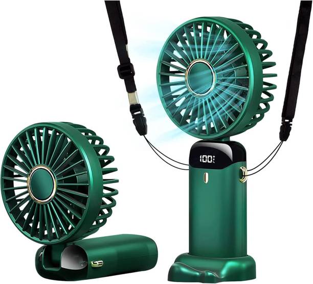 NKL Display Fan Hand 5 Speed with Foldable 90° & Easy Portability Rechargeable_VR335 Portable Display Fan Hand 5 Speeds_VR312 USB Fan